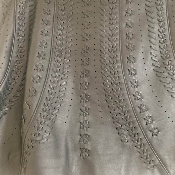 Zara Black Faux Leather Mini Skirt, medium - Picture 3 of 4